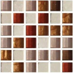 Waxman Accord Copper Bronze Mosaic 295mm X 295mm