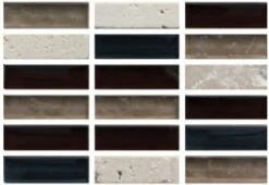 Waxman Accord Sepia Brickbond Mosaic 295mm X 295mm