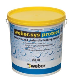 Weber Sys Protect Waterproofing Tanking 5kg Kit For Wetrooms