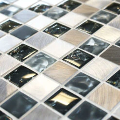 Starbust Metal Grey 300mm X 300mm