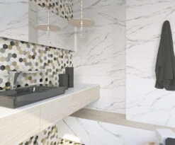 Elgin Matt White Marble