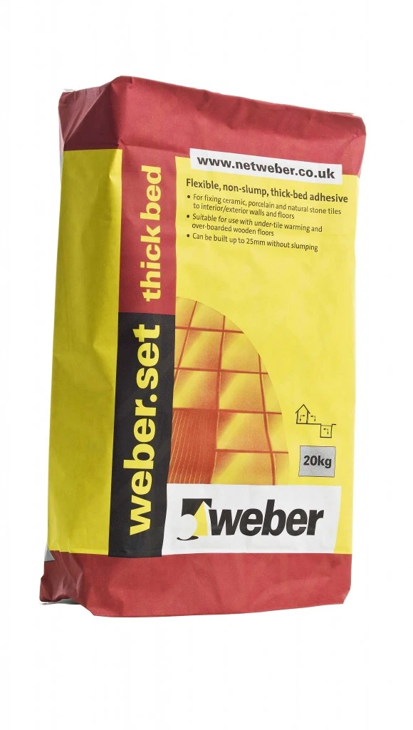 Weber Set Thick Bed 20kg – Pallet Of 50 Bags 3 Weber Set Thick Bed 20kg – Pallet Of 50 Bags