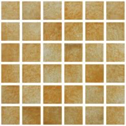 Waxman Harmonie Camel Mosaic 348mm X 348mm – Gloss