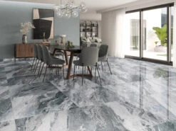Cosmic Aqua Polished Porcelain Tile
