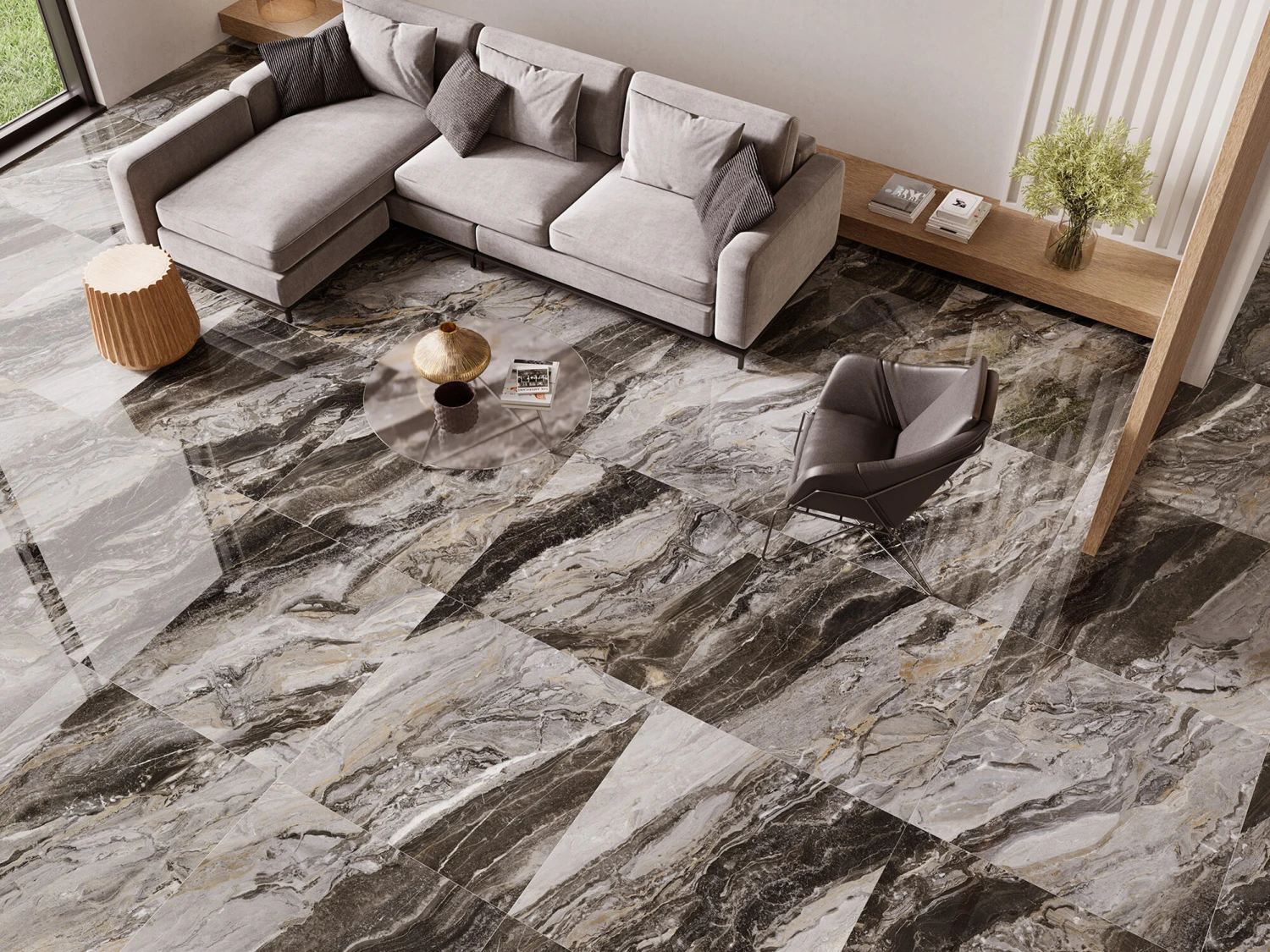 Cosmic Black Polished Porcelain Tile 3 Cosmic Black Polished Porcelain Tile