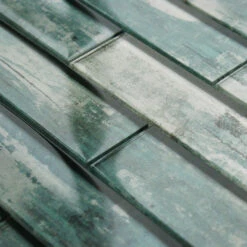 Driftwood Green Glass Mosaic