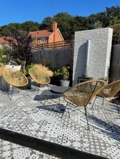 Elgin Matt White Marble Decor 593mm X 593mm