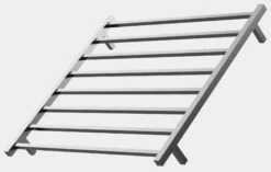 Warmup Hawthorn 8 Bar Ladder Straight Towel Rail Polished