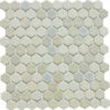 Waxman Hexagon Stone-Opalo White Blend 301mm X 290mm -Master Tile Systems Shop Hexagon Stone Opalo White Blend