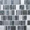 Meteor Black Multi Mosaic 300mm X 300mm -Master Tile Systems Shop Meteor Black Multi 1