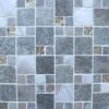 Meteor Grey Square Mosaic 300mm X 300mm -Master Tile Systems Shop Meteor Grey Square 1