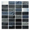 Waxman Cities Black 295mm X 295mm -Master Tile Systems Shop Mosaic Cities Black