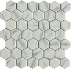 Waxman Ritz Hexagon Carrara 303mm X 300mm
