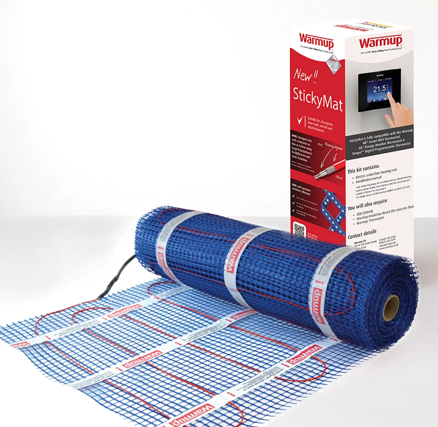 Warmup Underfloor Heating StickyMat 200w 3 Warmup Underfloor Heating StickyMat 200w