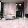 Onyx Pink -Master Tile Systems Shop TDM Onix Pink 120x278 Black Amb Bagno