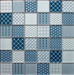 Tapestry Blue 300mm X 300mm