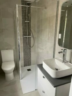 Welsh Porcelain Slate Newport Grey Mosaic